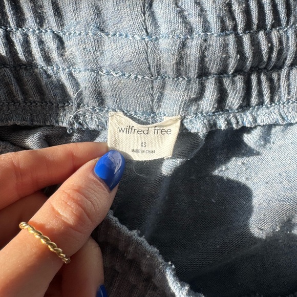 Aritzia Wilfred Free Dusty Blue Lounge Pants - Picture 2 of 2